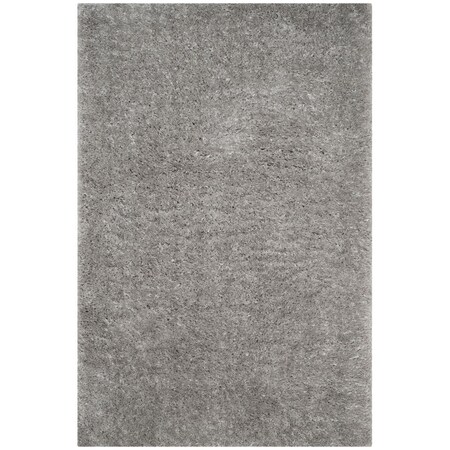 Safavieh Indie Shag Power Loomed Rectangle Area Rug, Grey - 4 x 6 ft. SGI320B-4